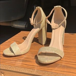Gold heels